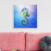 シーホース キャンバスプリント (インサイチュ (リビング))