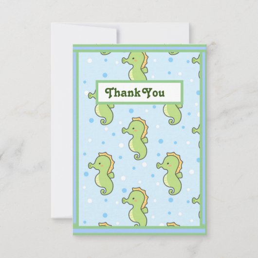 シーホース サンキューカード (正面)