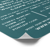 シーホース、シーフード、料理広告クラス ポスター (角)