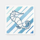 シーホース スタンダードカクテルナプキン (正面)