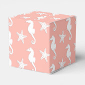 シーホース&ヒトデ – ライトコーラルピンク フェイバーボックス (裏面サイド)