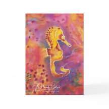 シーホース；手打ちシルクデザインの複製。