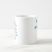 シーホース – 海の方が人生が良い コーヒーマグカップ (中央)