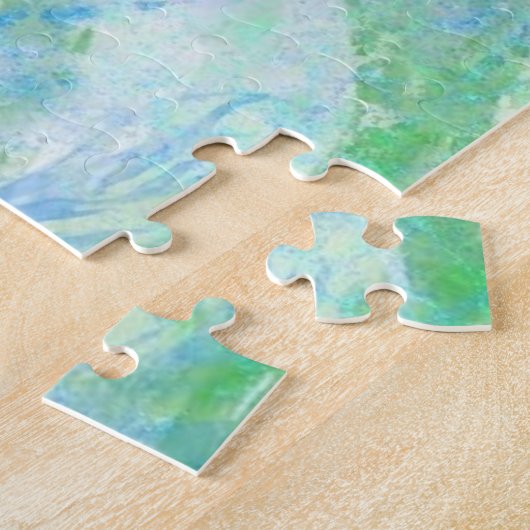 シーホース – 素晴らしい水中ライフ – スケッチ- ジグソーパズル (側面)