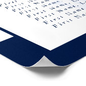 シーホース |航海の結婚s |シーティングチャート ポスター (角)