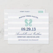 シーホ航海のース | 日付のポストカードを保存する 案内ポストカード (正面/裏面)