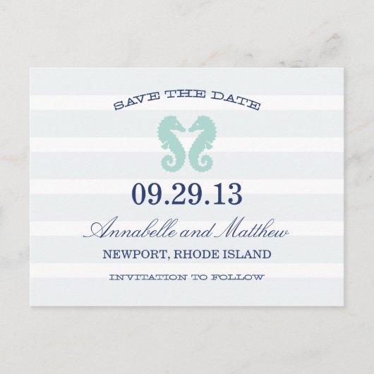 シーホ航海のース | 日付のポストカードを保存する 案内ポストカード (正面)