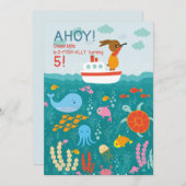 シーボイジャーラビット招待状 招待状 (正面/裏面)