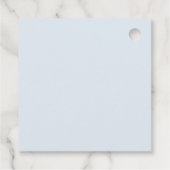 シーボーイウォーターカラーベビーシャワーメッセージカード フェイバータグ (裏面)