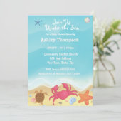 シーボーイズベビーシャワー招待状 招待状 (スタンド正面)