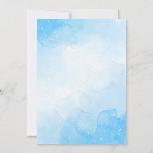 シーボーイズベビーシャワー招待状 招待状 (裏面)