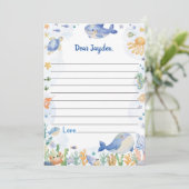 シーボーイパーティータイムカプセルメッセージカードの下 サンキューカード (スタンド正面)