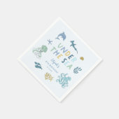 シーボーイ・バースデーパーティーの下で スタンダードカクテルナプキン (角)