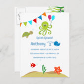 シーボーイ・バースデーパーティーの下で ポストカード (正面/裏面)