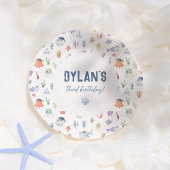 シーボーイ・バースデーパーティーの下の海賊海 ペーパープレート