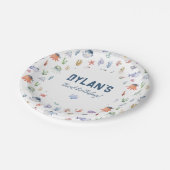 シーボーイ・バースデーパーティーの下の海賊海 ペーパープレート (アングル)