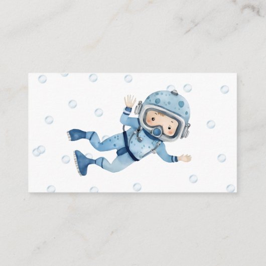 シーボーイ・ブックスの下のベビー エンクロージャーカード (裏面)