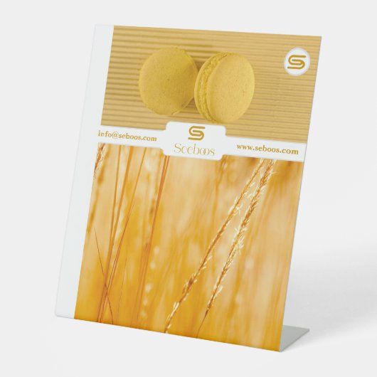 シーボース 台座サイン (正面)