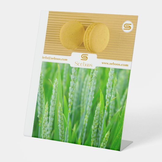 シーボース 台座サイン (正面)