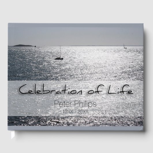 シーボートお祝いオブライフ葬儀ゲストブック ゲストブック (正面)
