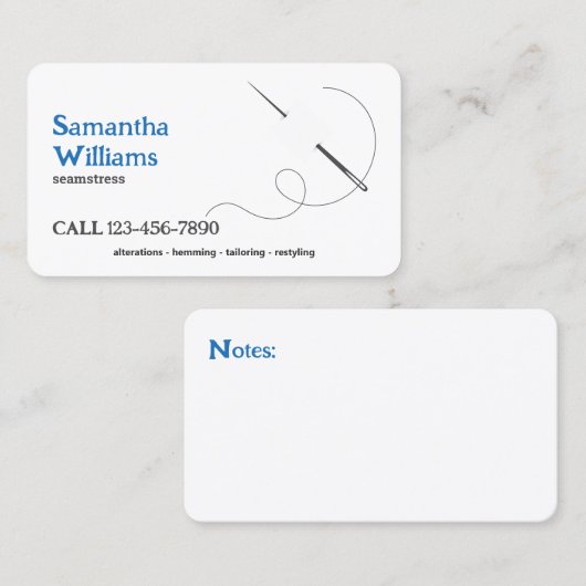 シーマミニマルス 名刺 (正面/裏面)