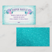 シーマーメイドおむつラッフルチケット エンクロージャーカード (正面/裏面)