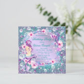 シーマーメイドバースデーパーティ招待状の下 招待状 (スタンド正面)