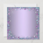 シーマーメイドバースデーパーティ招待状の下 招待状 (裏面)