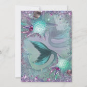 シーマーメイドパーティの招待状の下 招待状 (裏面)