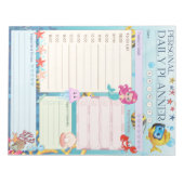 シーマーメイドプランナーの下の個人的な毎日のテーマ ノートパッド (正面)