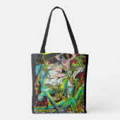 シーマーメイドプリンセスヴィンテージ漫画 トートバッグ (裏面)