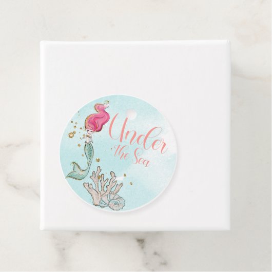 シーマーメイド誕生日水彩下 フェイバータグ (インサイチュ)