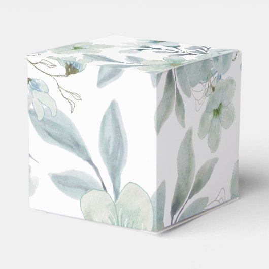 シーミスト花模様結婚ズ婚約感謝していラブ フェイバーボックス (裏面サイド)