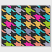 シームカラフル千鳥格子のルパターン ラッピングペーパー (フラット)