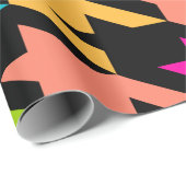 シームカラフル千鳥格子のルパターン ラッピングペーパー (ロールコーナー)