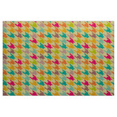 シームカラフル千鳥格子のレスパターン ファブリック (ヤード)