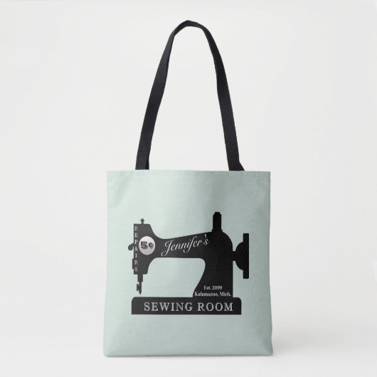 シームストレスキルタ裁縫ギフト裁縫機トート トートバッグ (正面)
