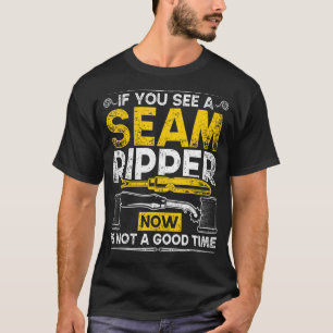 シームストレスクルターシームリッパー下水キルティングセウィ Tシャツ