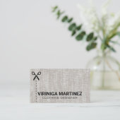 シームストレスシアーズ | ファブリック 名刺 (スタンド正面)