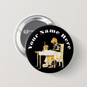 シームストレスデザインボタン 缶バッジ (正面&裏面)