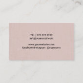 シームストレスニードル&スレッドヴィンテージダスティーバラ 名刺 (裏面)