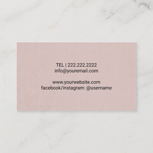 シームストレスニードル&スレッドヴィンテージダスティーバラ 名刺 (裏面)