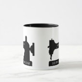 シームストレス裁縫ルームキルターコンビネーションコーヒー マグカップ (中央)