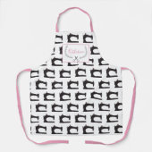 シームストレパーソナライズされたスエプロン エプロン (正面)