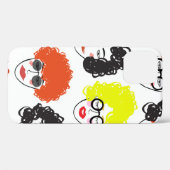 シームレおもしろいスな背景 Case-Mate iPhoneケース (裏面 (横))