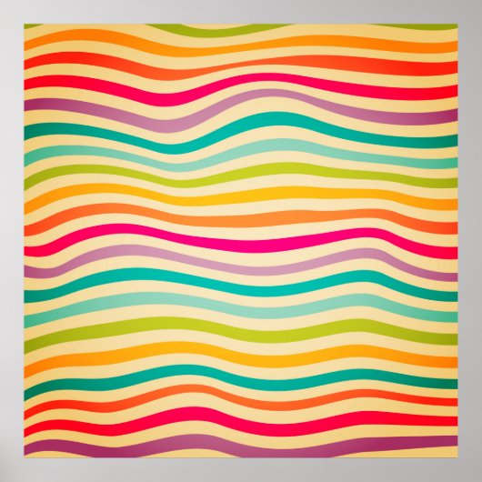 シームレカラフルスストライプのパタン。イラストレーション. b ポスター (正面)