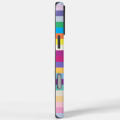 シームレカラフルスストライプのパターン Case-Mate iPhoneケース (裏面 / 右)