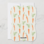 シームレカラフルームニンジン招待状 招待状 (裏面)