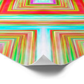 シームレカラフルームパターンbackgroundabstract, art, art ポスター (角)