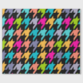 シームレカラフルームパタ千鳥格子のーン2ラッピングP ラッピングペーパー (フラット)